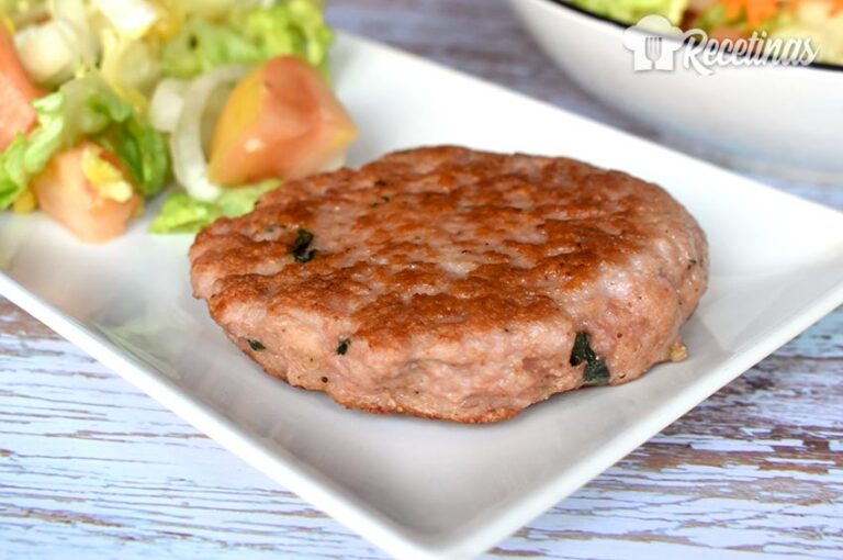 Receta de hamburguesas de pollo