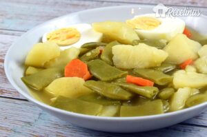 Receta de judías verdes con patatas