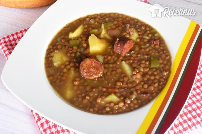 Receta de lentejas guisadas