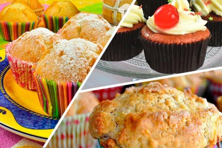 Como diferenciar entre magdalenas, muffins y cupcakes