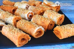 Receta de rollitos de sobrasada