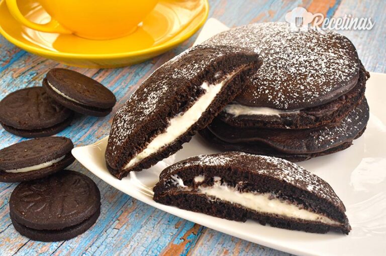 Receta de dorayakis con galletas oreo