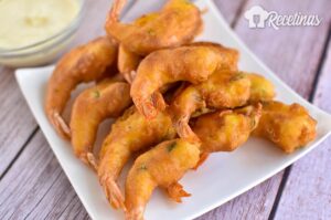 Receta de gambas a la gabardina