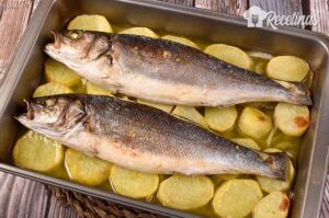 Receta de lubina al horno