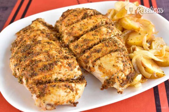 Pechugas de pollo al horno