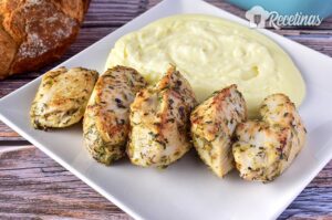Receta de pollo a las finas hierbas