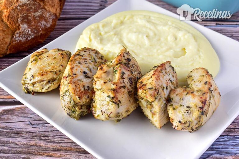Receta de pollo a las finas hierbas