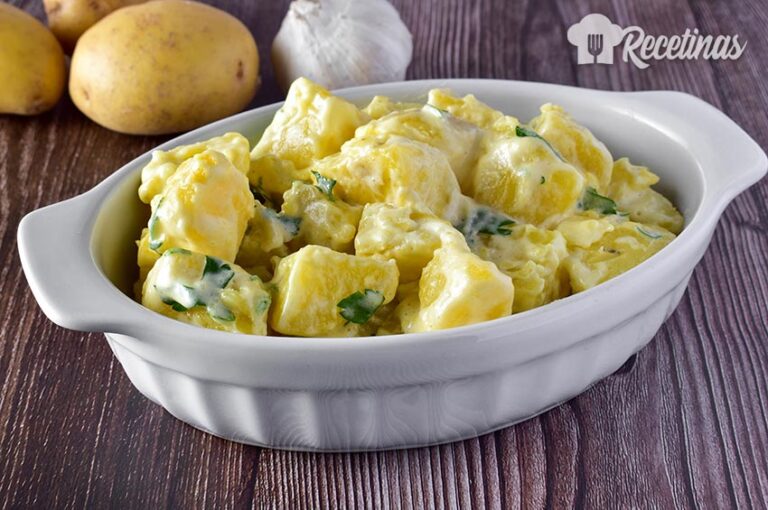 Receta de patatas con alioli