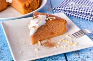 Receta de tarta de boniato