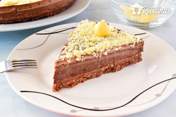 Tarta de chocolate fácil para San Valentín