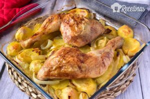 Receta de traseras de pollo al horno