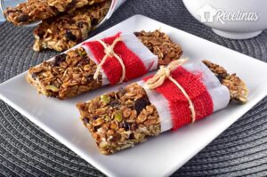 Receta de barritas de avena con frutos secos