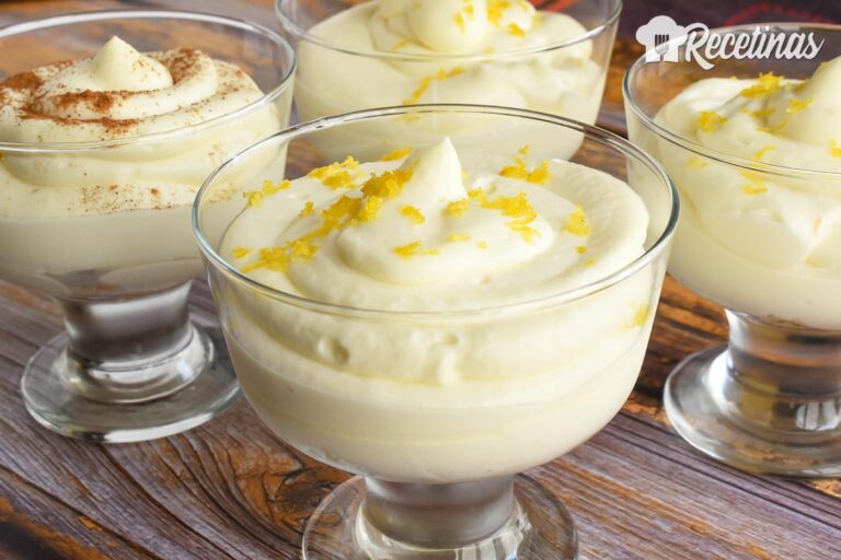 Mousse de limón cremoso