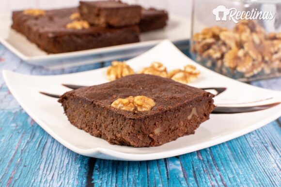 Brownie de almendras sin azúcar
