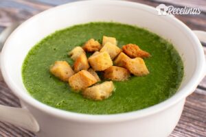 Crema de espinacas