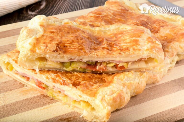 Empanada de hojaldre con verduras