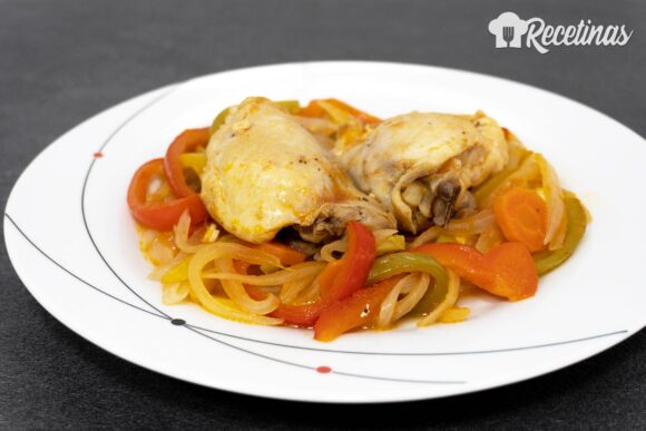 Pollo con verduras