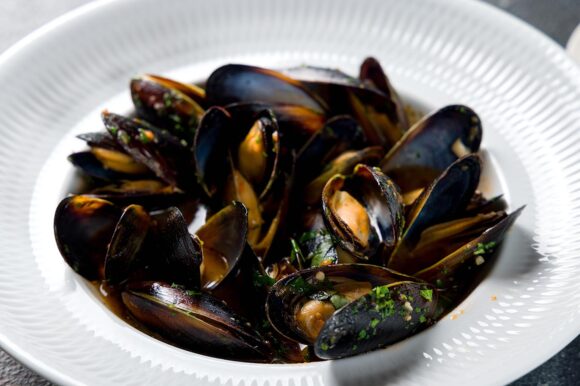 Mejillones con salsa picante