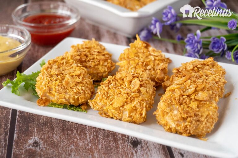 Nuggets de pollo rebozados con cereales