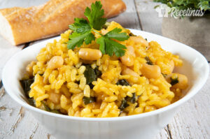 Receta de arroz al hortelano