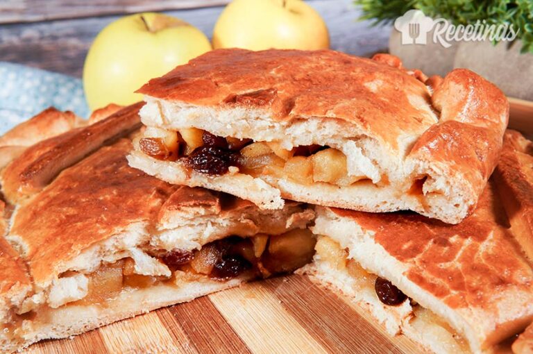 Receta de empanada de manzana y pasas
