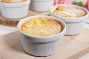 Clafoutis de melocotón
