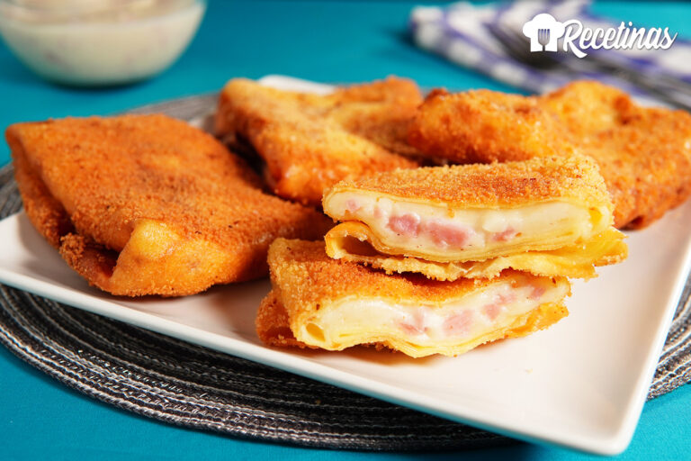 Crepes de jamón y queso