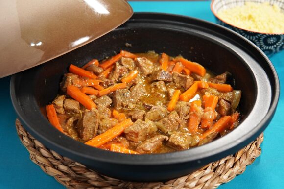 Tajine de ternera con zanahorias