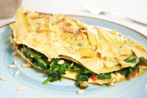 Tortilla de patata con calabacín