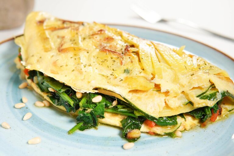 Tortilla de patata con calabacín