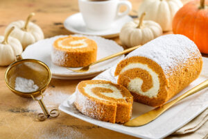 Receta de brazo de gitano de calabaza