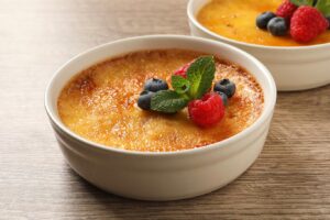 Receta tradicional de crème brûlée