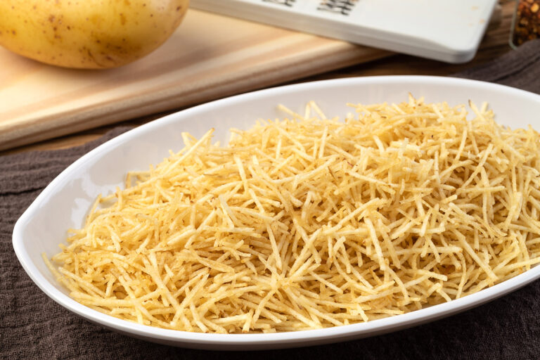 Receta de patatas paja