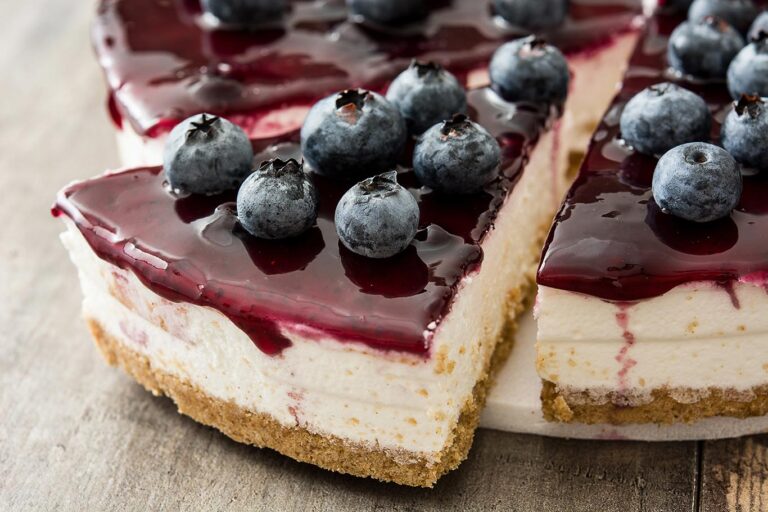 Receta de tarta de arándanos