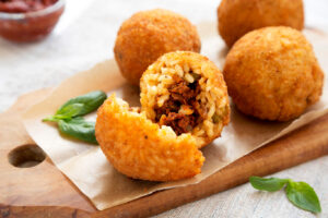 Receta de arancini