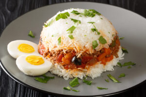 Receta de arroz tapado