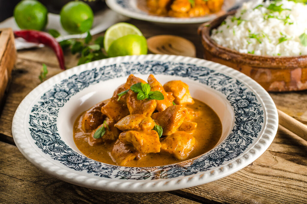 Receta de Butter chicken