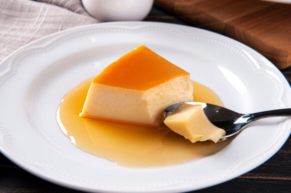 Flan de leche condensada