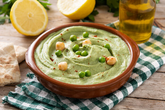 Hummus de guisantes
