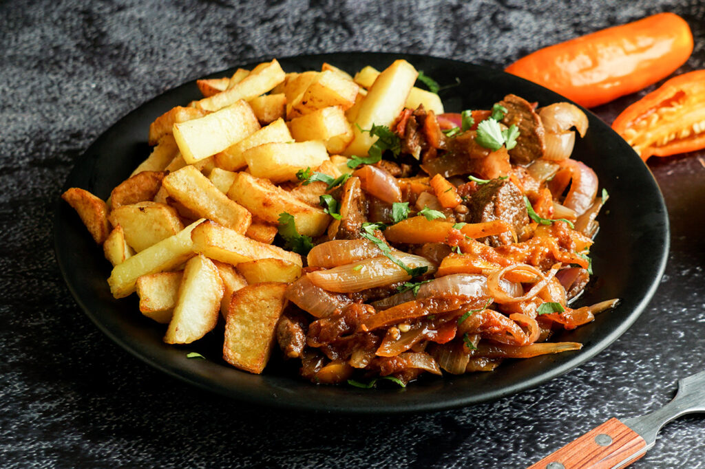 Receta de lomo saltado