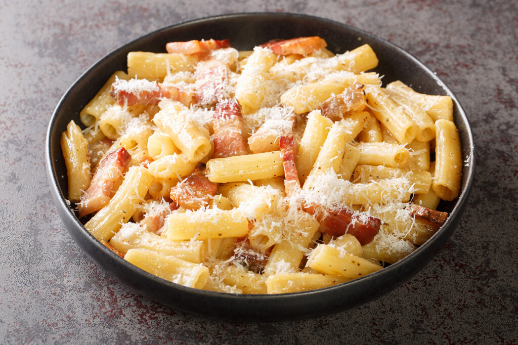 Receta de Pasta a la gricia