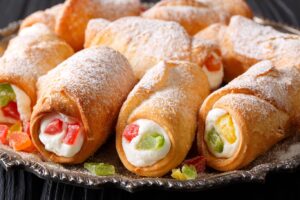 Receta tradicional de cannoli