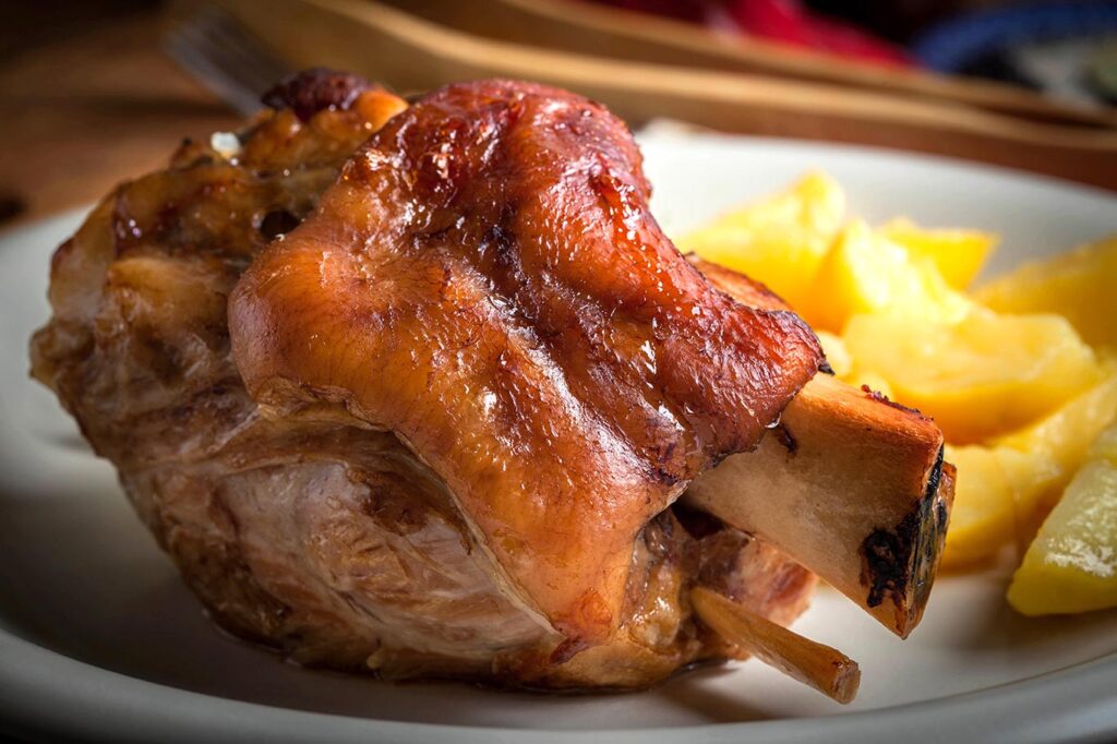 Receta de codillo de cerdo al horno