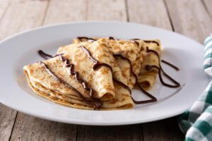 Receta fácil de crepes de chocolate