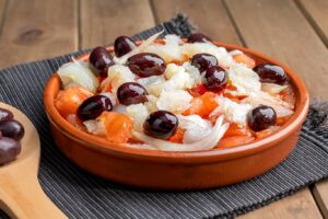 Receta tradicional de esqueixada