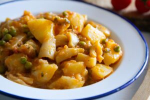 Receta casera de sepia con patatas