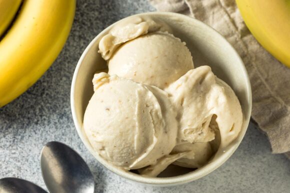 Helado de plátano