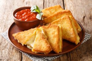 Receta fácil de mozzarella en carrozza