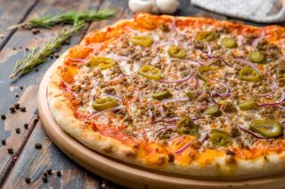 Receta de pizza mexicana