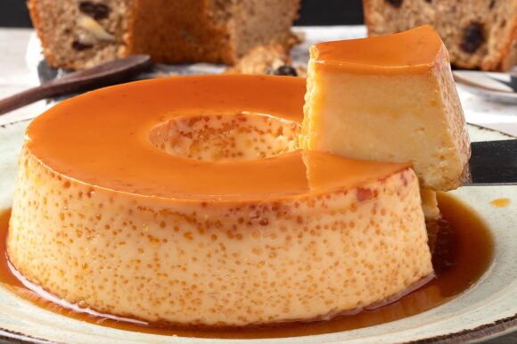 Pudin de leche condensada